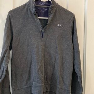 Vineyard Vines, boys, XL, grey, 1/4 zip pullover